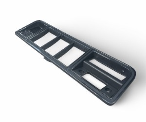 1973-1979 Ford Bronco & F Series Truck Instrument Cluster Cover, Black With Air
